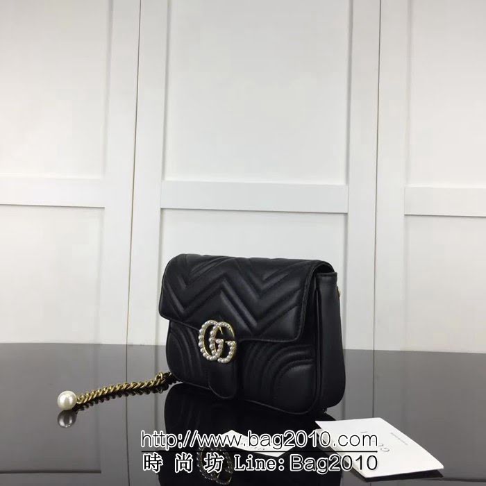 GUCCI古馳頂級原單 新款專櫃品質 實物實拍 476809 克色鏈條單肩斜挎包 HY1300